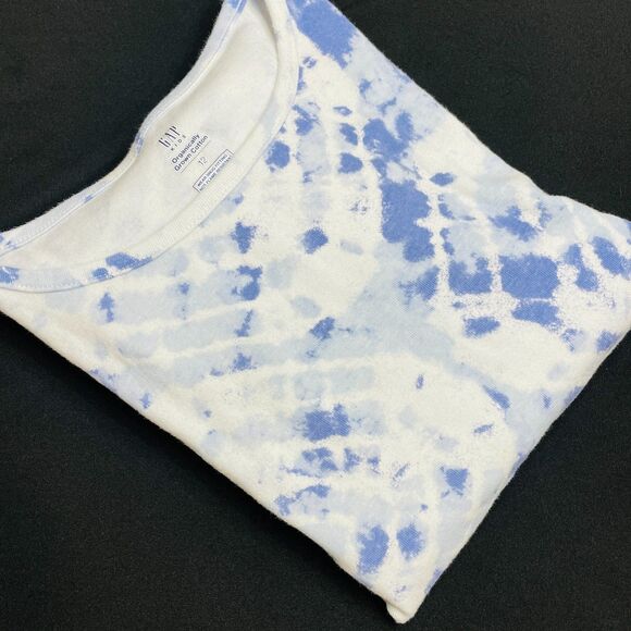 ~ GAP KIDS 12 PJ Set Tie Dye Organic Purple Blue Pajamas Long Pants Short Sleeve - Picture 11 of 16